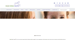 Desktop Screenshot of highriskhope.org